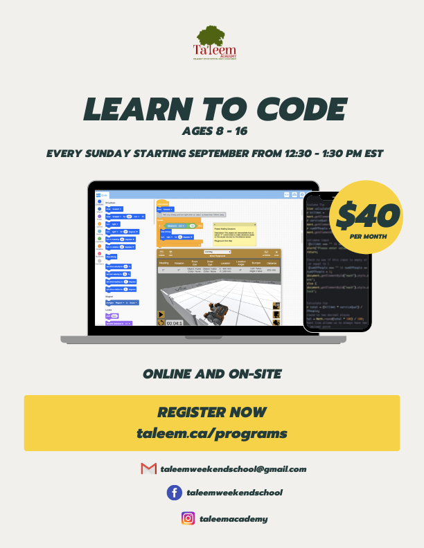 Coding Flyer HOME